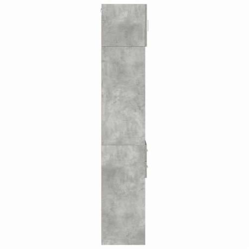 Uski ormarić za pohranu sivi 30x42,5x225 cm konstruirano drvo - Beton siva 1 Cijena