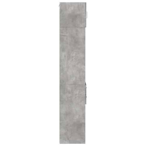 Uski ormarić za pohranu boja betona 45 x 42,5 x 225 cm drveni Beton siva 1 Cijena