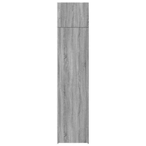 Uski ormarić za pohranu siva boja hrasta 50x42,5x225 cm drveni - Sivi hrast sonoma 1 Cijena
