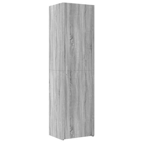 Uski ormarić za pohranu siva boja hrasta 50x42,5x225 cm drveni - Sivi hrast sonoma 1 Cijena