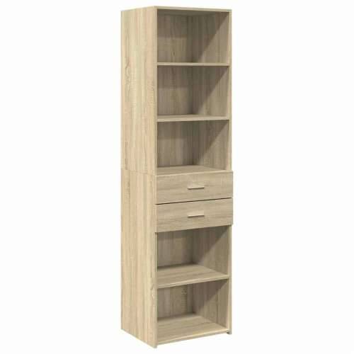 Uski ormarić za pohranu boja hrasta 50 x 42,5 x 225 cm drveni - sonoma hrast 1 Cijena
