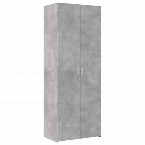 Ormarić za pohranu boja betona 70x42,5x225 cm konstruirano drvo - Beton siva 1 Cijena