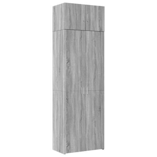 Ormarić za pohranu boja hrasta sonome 70 x 42,5 x 225 cm drveni - Sivi hrast sonoma 1 Cijena