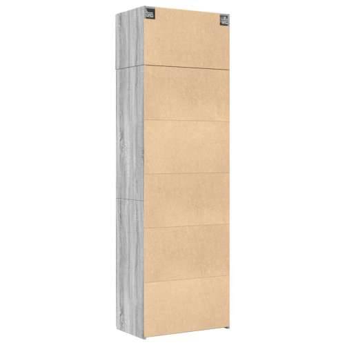 Ormarić za pohranu boja hrasta sonome 70 x 42,5 x 225 cm drveni - Sivi hrast sonoma 1 Cijena