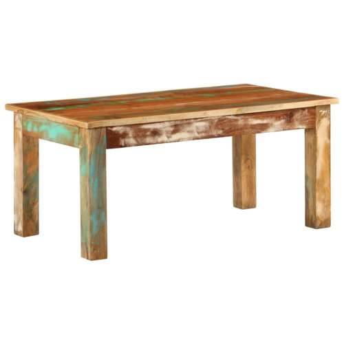 Stolić za kavu 100 x 55 x 45 cm od masivnog obnovljenog drva Cijena