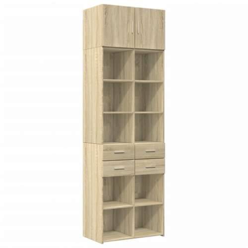 Ormarić za pohranu boja hrasta sonome 70 x 42,5 x 225 cm drveni - sonoma hrast 1 Cijena