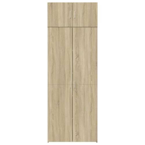 Ormarić za pohranu boja hrasta sonome 80 x 42,5 x 225 cm drveni - sonoma hrast 1 Cijena