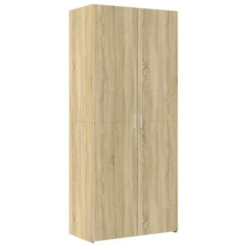 Ormarić za pohranu boja hrasta sonome 80 x 42,5 x 225 cm drveni - sonoma hrast 1 Cijena
