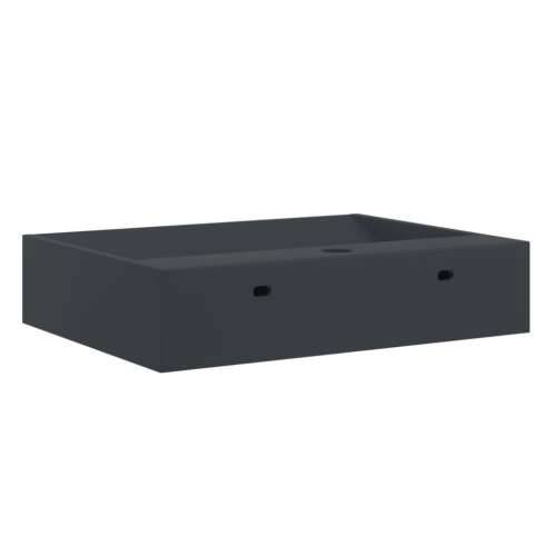 Lavabo - Umivaonik od lijevanih minerala/mramora 60x38x11 cm antracit - Antracit 60 x 38 x 11 cm Cijena
