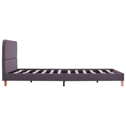 Okvir kreveta bez madraca Taupe tkanina 135x190 cm - Sivo-smeđa 135 x 190 cm Cijena