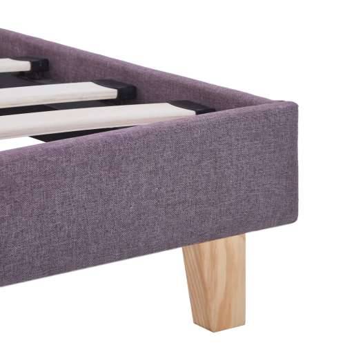 Okvir kreveta bez madraca Taupe tkanina 135x190 cm - Sivo-smeđa 135 x 190 cm Cijena