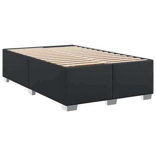 Krevet s oprugama i madracem crni 120x190 cm od umjetne kože - Crna 120 x 190 cm gumbi Cijena