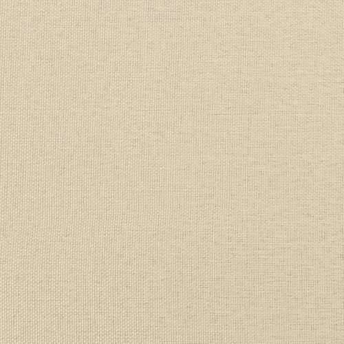 Krevet s oprugama i madracem krem 140 x 190 cm od tkanine - Krema 140 x 190 cm Cijena