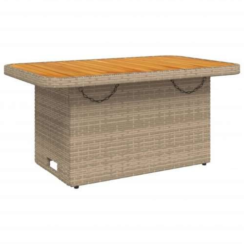 Vrtna garnitura - 2-dijelni set vrtnih sofa od poliratana s jastucima bež - bež i krem 90 x 55 x 40/71 cm 1 Cijena