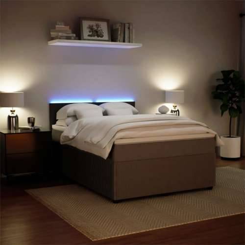Krevet s oprugama i madracem svjetlosivi 140x190 cm baršunasti - Svjetlosiva 140 x 190 cm Blok s kvadratima Cijena