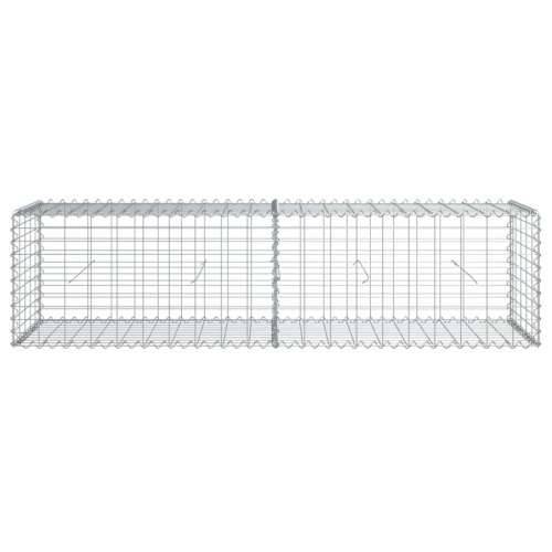 Gabion - Gabion ograde - Gabionska košara s poklopcem 200x50x50 cm od pocinčanog željeza - 200 x 50 x 50 cm 1 Cijena