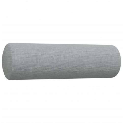 2-dijelni set sofa s jastucima svjetlosivi od tkanine - Svjetlosiva s jastučićima Cijena