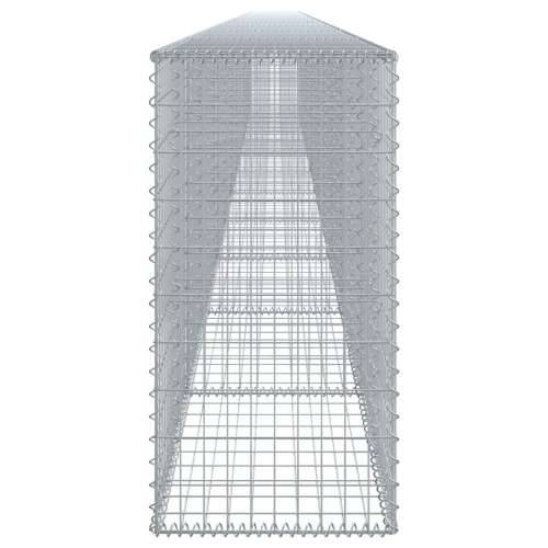 Gabion - Gabion ograde - Gabionska košara s poklopcem 1100x50x100 cm pocinčano željezo - 1100 x 50 x 100 cm 1 Cijena