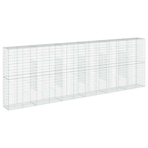 Gabion - Gabion ograde - Gabionska košara s poklopcem 600x50x200 cm pocinčano željezo - 600 x 50 x 200 cm 1 Cijena