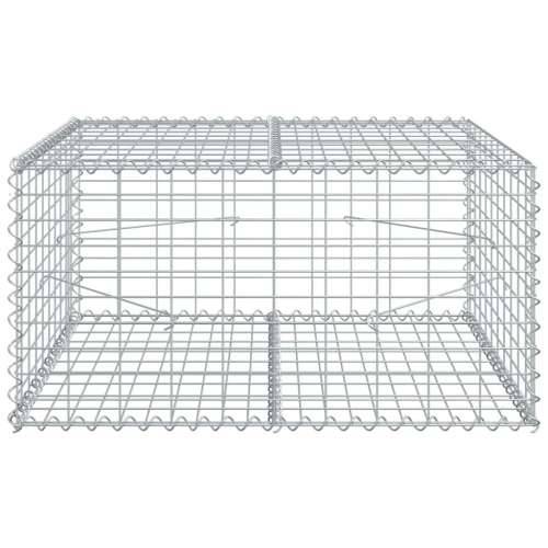 Gabion - Gabion ograde - Gabionska košara s poklopcem 100x100x50 cm pocinčano željezo - 100 x 100 x 50 cm 1 Cijena