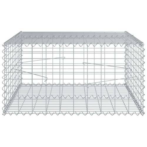 Gabion - Gabion ograde - Gabionska košara s poklopcem 100x100x50 cm pocinčano željezo - 100 x 100 x 50 cm 1 Cijena