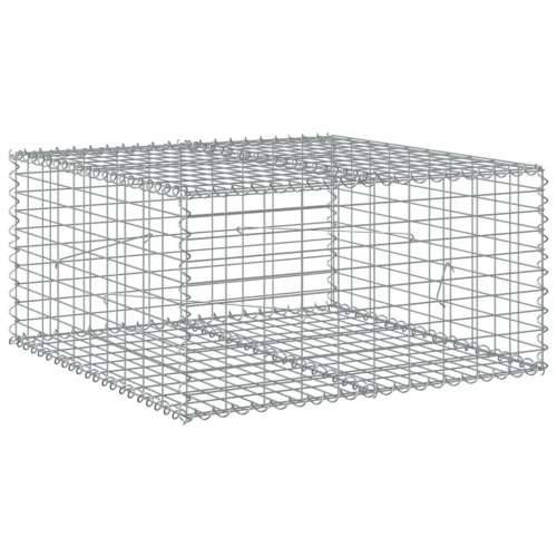Gabion - Gabion ograde - Gabionska košara s poklopcem 100x100x50 cm pocinčano željezo - 100 x 100 x 50 cm 1 Cijena