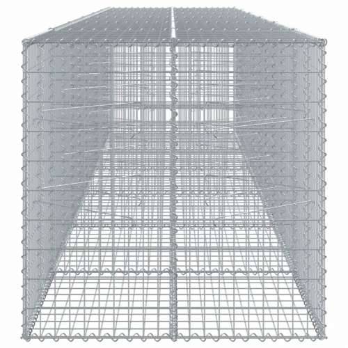 Gabion - Gabion ograde - Gabionska košara s poklopcem 600x100x100 cm pocinčano željezo - 600 x 100 x 100 cm 1 Cijena