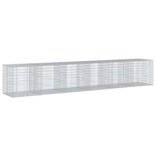 Gabion - Gabion ograde - Gabionska košara s poklopcem 600x100x100 cm pocinčano željezo - 600 x 100 x 100 cm 1 Cijena