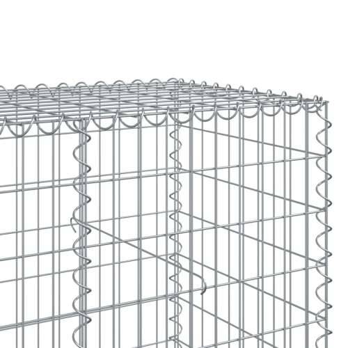 Gabion - Gabion ograde - Gabionska košara s poklopcem 600x100x100 cm pocinčano željezo - 600 x 100 x 100 cm 1 Cijena