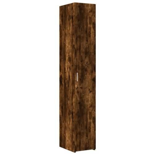 Uski ormarić za pohranu boja hrasta 30 x 42,5 x 225 cm drveni - Dimljeni hrast 1 Cijena