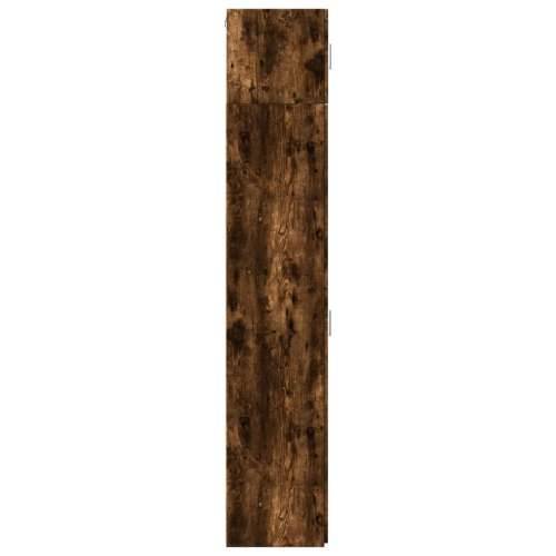 Uski ormarić za pohranu boja hrasta 30 x 42,5 x 225 cm drveni - Dimljeni hrast 1 Cijena