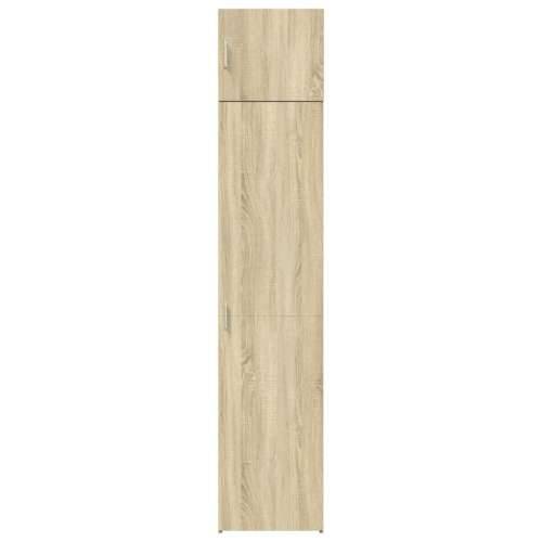 Uski ormarić za pohranu boja hrasta 45 x 42,5 x 225 cm drveni - sonoma hrast 1 Cijena