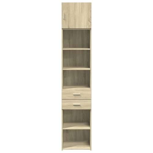 Uski ormarić za pohranu boja hrasta 45 x 42,5 x 225 cm drveni - sonoma hrast 1 Cijena