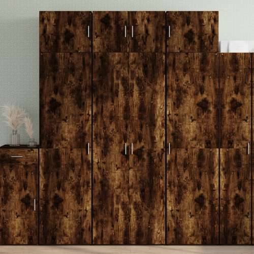 Ormarić za pohranu boja hrasta 70x42,5x225 cm konstruirano drvo - Dimljeni hrast 1 Cijena