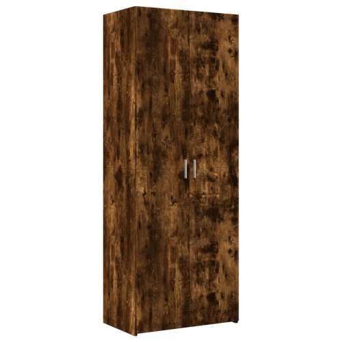 Ormarić za pohranu boja hrasta 70x42,5x225 cm konstruirano drvo - Dimljeni hrast 1 Cijena