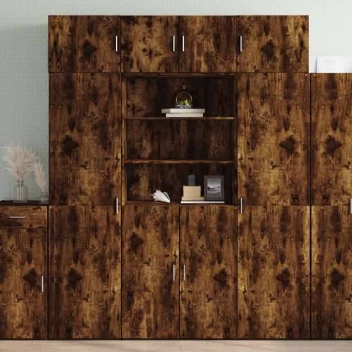 Ormarić za pohranu boja hrasta 80x42,5x225 cm konstruirano drvo Dimljeni hrast 1 Cijena