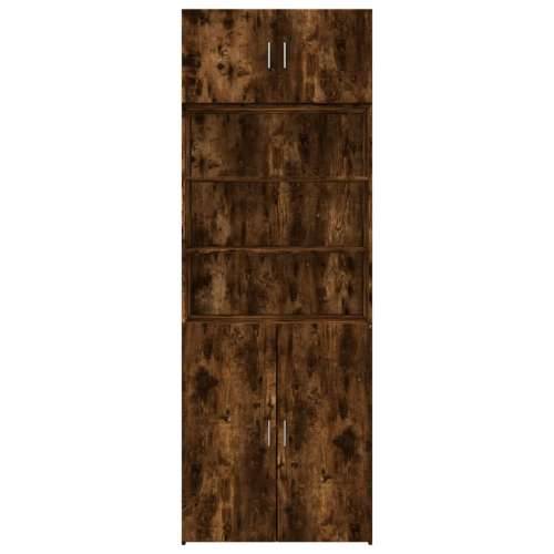 Ormarić za pohranu boja hrasta 80x42,5x225 cm konstruirano drvo Dimljeni hrast 1 Cijena