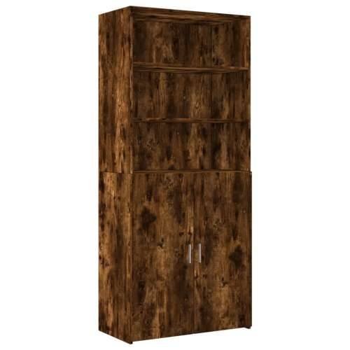 Ormarić za pohranu boja hrasta 80x42,5x225 cm konstruirano drvo Dimljeni hrast 1 Cijena