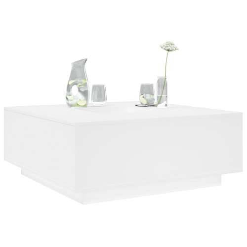 Stolić za kavu bijeli 100 x 100 x 40 cm od konstruiranog drva - Bijela 1 Cijena