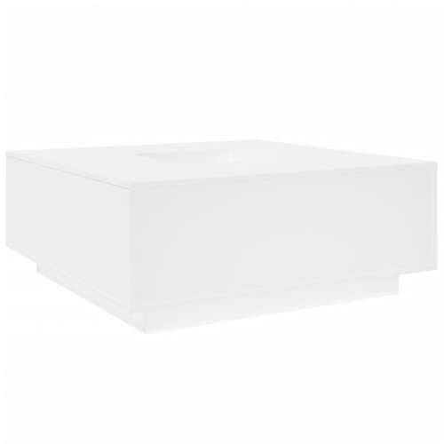 Stolić za kavu bijeli 100 x 100 x 40 cm od konstruiranog drva - Bijela 1 Cijena