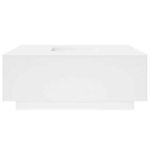 Stolić za kavu bijeli 100 x 100 x 40 cm od konstruiranog drva - Bijela 1 Cijena