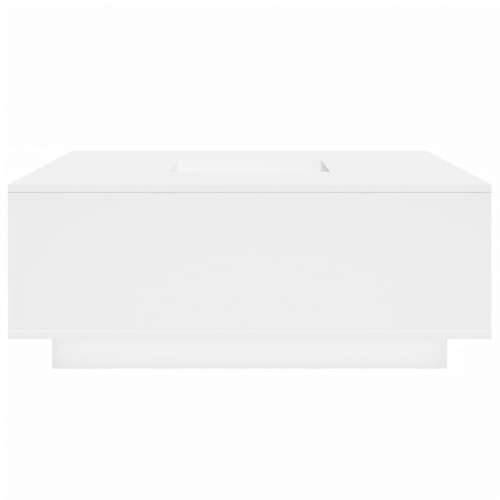 Stolić za kavu bijeli 100 x 100 x 40 cm od konstruiranog drva - Bijela 1 Cijena
