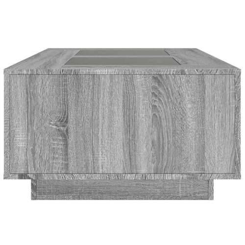 Stolić s beskonačnim LED svjetlima boja hrasta 116x69x40 cm - Sivi hrast sonoma 116 x 69 x 40 cm 1 Cijena