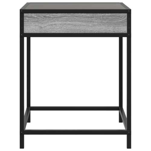 Noćni ormarić s beskonačnim LED boja hrasta 40 x 40 x 51 cm - Sivi hrast sonoma 1 Cijena