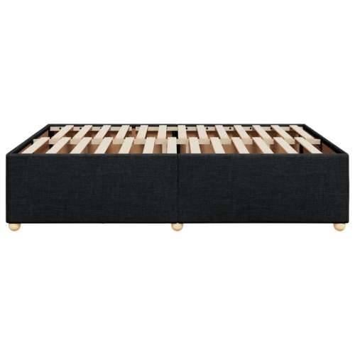 Okvir za krevet bez madraca crni 140 x 190 cm od tkanine - Crna 140 x 190 cm Cijena