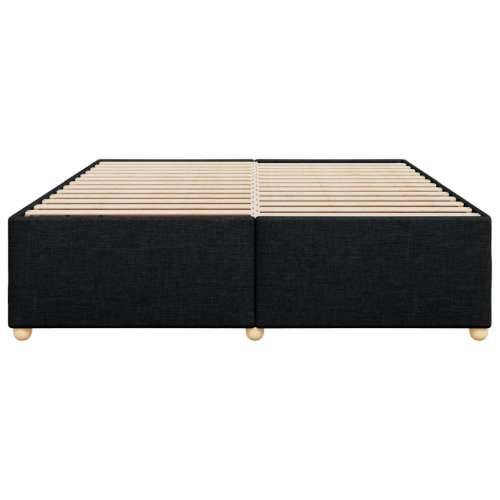 Okvir za krevet bez madraca crni 200x200 cm od tkanine - Crna 200 x 200 cm Cijena