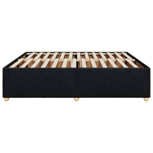 Okvir za krevet bez madraca crni 200x200 cm od tkanine - Crna 200 x 200 cm Cijena
