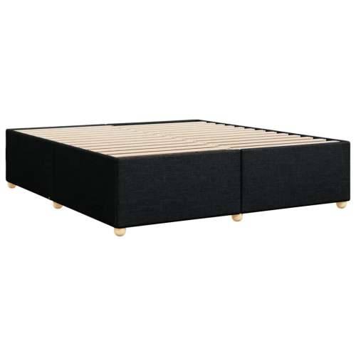 Okvir za krevet bez madraca crni 200x200 cm od tkanine - Crna 200 x 200 cm Cijena