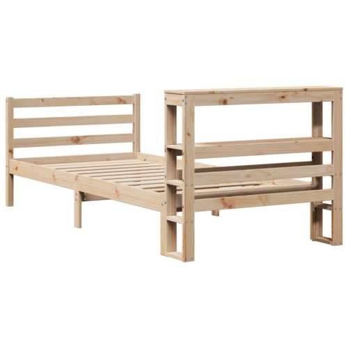 Okvir kreveta bez madraca 90 x 200 cm od masivne borovine - Prirodna 90 x 200 cm Cijena