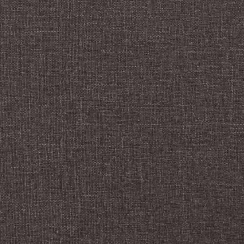 Krevet box spring s madracem tamnosmeđi 120 x 190 cm od tkanine - Tamno smeđa 120 x 190 cm gumbi Cijena
